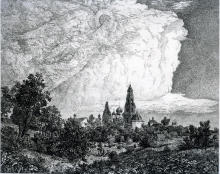 Vision - paper, etching