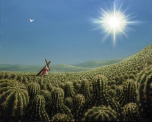 Carrying Of The Cross - oil, canvas
