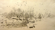 Sheds - paper, pencil