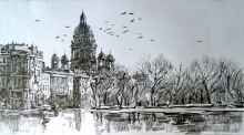 Russian Venice - paper, pencil