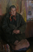 Destiny Of Widow - oil, canvas