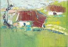 Back Country - oil, canvas on the frame