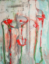 Poppies - oil, canvas on the frame