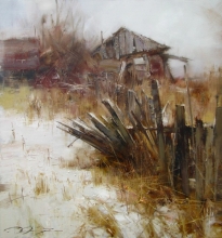 Late Autumn - oil, canvas