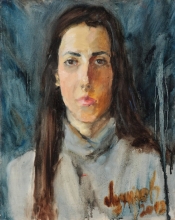 Magda - oil, canvas