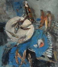 Scanty Take - oil, canvas