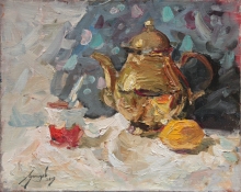 Morning - oil, canvas