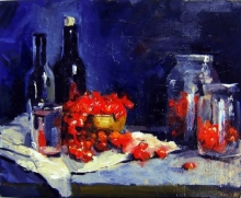 Still Life - oil, fireboard