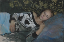 Oksana - oil, pastel