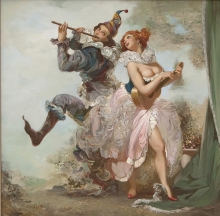 Joke - oil, canvas