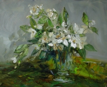 Jasmine - oil, canvas