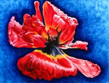The Flower Of Joy. The Icon of a Sacred Energy - oil, canvas