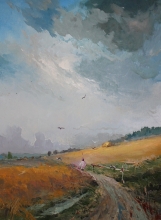 After Thunderstorm - oil, canvas