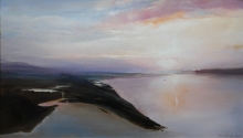 Its Getting Dark - oil, canvas