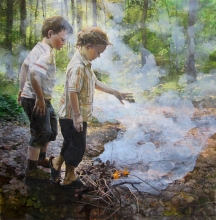 Smoke - oil, canvas