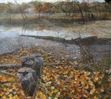 Melancholy - oil, canvas