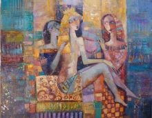Queen - oil, canvas