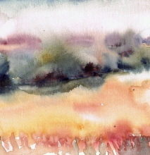 Autumn - watercolor, paper