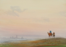 Thought On The Road - paper Arches, watercolor Lukas