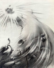 When Meeting We See Off or Shrove-tide - pencil, paper