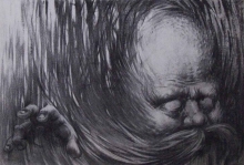 Obscurantism - charcoal, paper