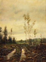 Deforestation - oil, canvas