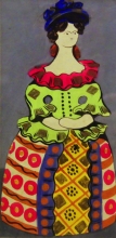 Barynya - gouache, paper