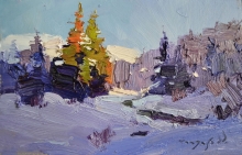 Etude 37 - oil, cardboard