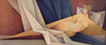 Expectation - oil, canvas