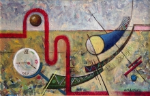 Drummers Sister - oil, canvas