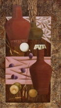 Rural Still Life - oil, canvas