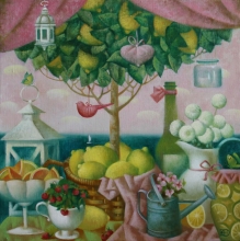 Lemon Tree - oil, canvas