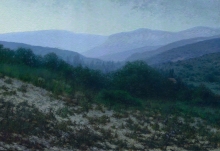 Dull Morning - oil on canvas
