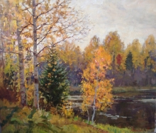 October - oil, canvas