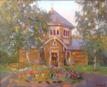 Evening Light - oil, canvas