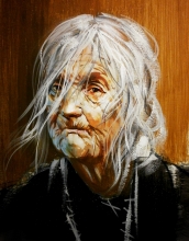 Good Witch - tempera, cardboard