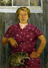 Masha - oil, canvas