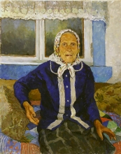 An Independent Woman - oil, canvas