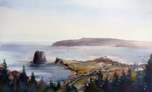 Cape Perce - watercolor, paper Arches