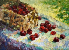 Cherry - oil, primed board
