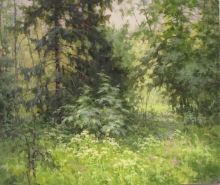 Wood Grass - oil, canvas