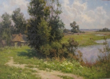 Bogorodskaya Land - oil, canvas