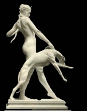Goddess Of Hunt - gesso