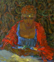Masha - oil, canvas