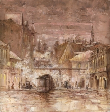 Time Ahead ! - oil, canvas
