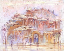 City Of Childhood - oil, canvas