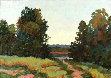 Summer Sketch - oil, canvas