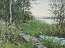 Early Morning - oil, canvas
