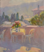 Gurzuf, Afternoon Sun - oil, canvas
