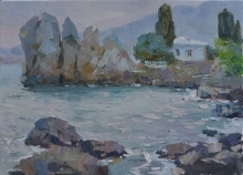 Chekhovs Summerhouse - oil, canvas